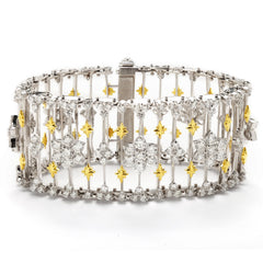 DIAMOND FANTASIES 18K TWO-TONE GOLD BRACELET