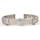 Passion White Gold Diamond Bangle Bracelet