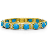 HAPPINESS SLEEPING BEAUTY TURQUOISE BANGLE BRACELET
