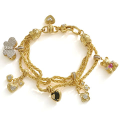 Stambolian Diamond Charms Bracelet