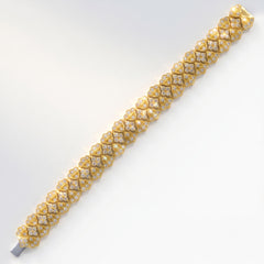Passion 18K Gold Diamond Quatrefoil Bracelet