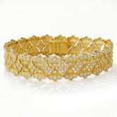 Passion 18K Gold Diamond Quatrefoil Bracelet