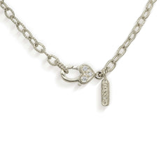 Stambolian Passion 18K White Gold Diamond Bar Pendant Front View on White Background