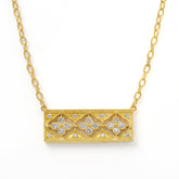 Passion Diamond Bar Pendant Necklace
