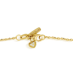 STARS AND STRIPES USA FLAG RUBY SAPPHIRE DIAMOND HEART PENDANT NECKLACE