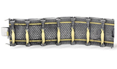 ACROPOLIS AGED SILVER 18K GOLD BRACELET - Stambolian | House of Jewels