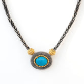 Beginnings Sleeping Beauty Turquoise Pendant Necklace