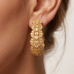 Passion Diamond Inside Out Hoop Earrings