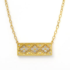 Passion Diamond Bar Pendant Necklace