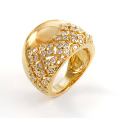 Secret Garden Diamond Flower Dome Ring