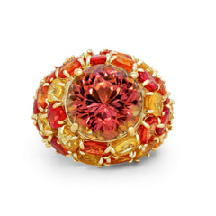 COLOR CHANGING TOURMALINE MULTI COLOR SAPPHIRE RING