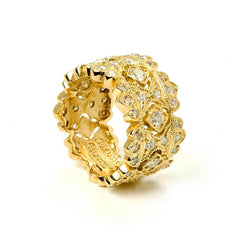 PASSION 18K GOLD DIAMOND BAND RING