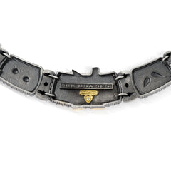 EREBUNI AGED SILVER 18K GOLD DIAMOND CHOKER NECKLACE - Stambolian | House of Jewels