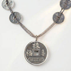 Year of the Dragon Diamond Pendant Necklace