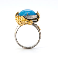 Rose Garden Sleeping Beauty Turquoise Ring